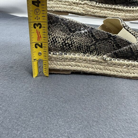 Coconuts by Matisse Faux Snakeskin Espadrille Peaches Loafers Women's Size 7 M - Picture 9 of 9
